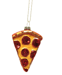 christmas pizza Sticker by Subdued