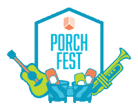jacksabby porchfest jacks abby porch fest Sticker