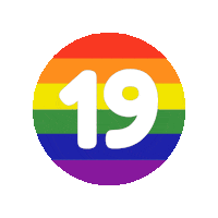 Rainbow Number Sticker