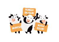 Kutlama Inek Sticker by Tambu Klavye