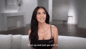 Kim Kardashian Shut Up GIF by HULU