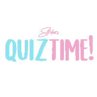 Quiz Time Sticker by Stroberi