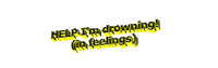 sad feelings Sticker by AnimatedText