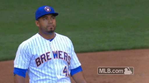 junior guerra brewers GIF by MLB