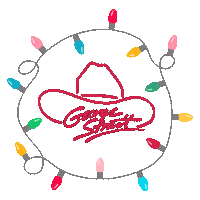 Christmas Lights Sticker by George Strait