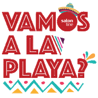 mexico beach Sticker by Salon Line