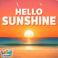 Good Morning Sun GIF by Lucas and Friends by RV AppStudios