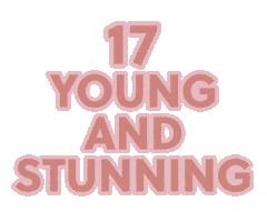 sydneysherrill seventeen 17 17th birthday 17 young and stunning Sticker