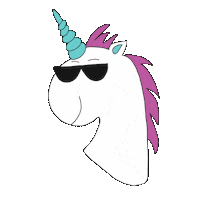 unicorn einhorn Sticker by Simone Abelmann