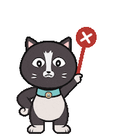 HalalSG cats meow approved halal Sticker