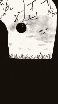Yayuuu sun night peace moon GIF