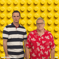 LEGOMastersAU australia whatever shrug lego GIF