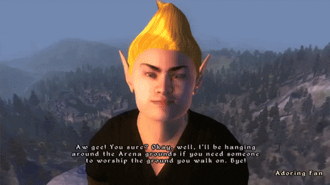 shrimpee giphygifmaker oblivion the elder scrolls adoring fan GIF
