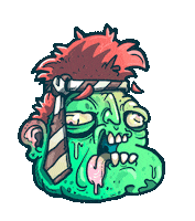 Scary Face Bacanika Sticker