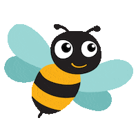 Bee Sticker by Werksviertel-Mitte