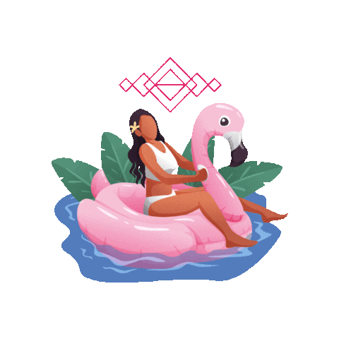 grupoliberamx giphygifmaker beach flamingo arenales Sticker