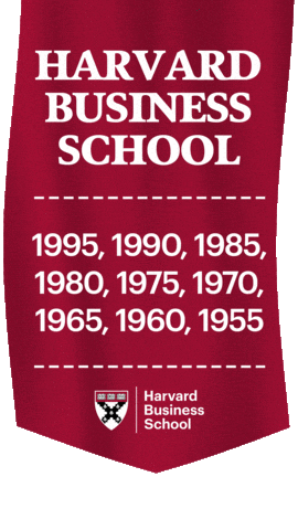 Reunion Mba Sticker by Harvard Business School