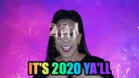ComedianHollyLogan giphygifmaker giphyattribution 2020 new year GIF