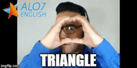 triangle total physical response GIF by ALO7.com