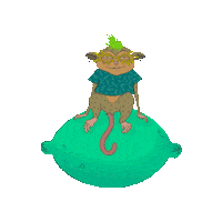 Lime Cyprus Sticker by Dusty Munky