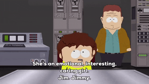 stuttering third person GIF by South Park 