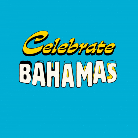 Tropical Island Happy Independence Day GIF by Bahamas Forward