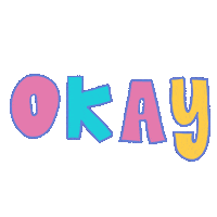 Font Ok Sticker
