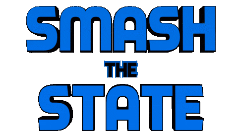 Smash The State Sticker by OpticalArtInc.