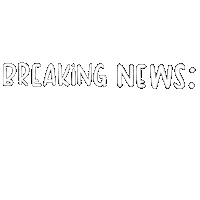 Breaking News Wtf Sticker