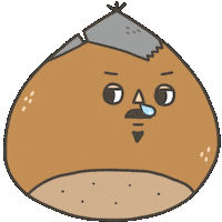 Sleepy Food Sticker