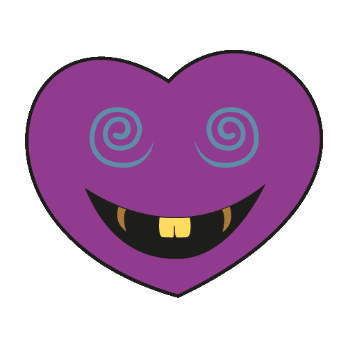 LozzPozz giphyupload love smile purple Sticker