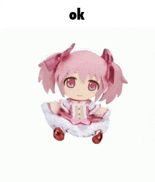 antumg dance anime ok plush GIF