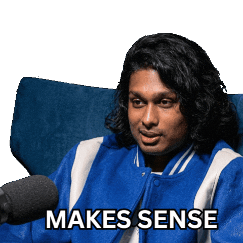 That Checks Out I Get It Sticker by Ashwin Gane