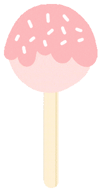 Cake Pop Pink Sticker by Holly Pixels