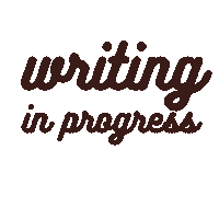 In Progress Writing Sticker by Camille Cosson Rédaction