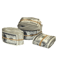 make it rain money STICKER by imoji