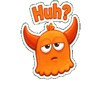 Suspicious Wait What Sticker by Momo & Tulus