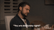 You Are Absolutely Right Tyler Hynes GIF by Hallmark Channel