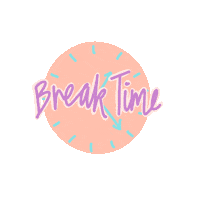 Break Time Sticker by White Deer