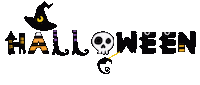 Halloween Skull Sticker