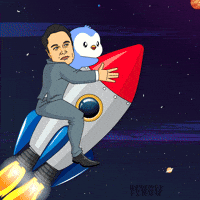 Lets Go Space GIF by Pudgy Penguins