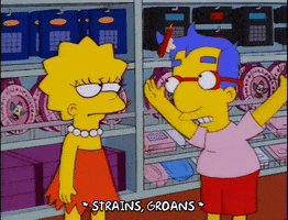 lisa simpson millhouse van houten GIF