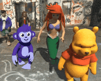 Happy Winnie The Pooh GIF by Raena AI