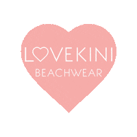 lovekini love summer bikini swimwear Sticker