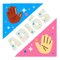 Good Night Goodbye Sticker by Hello All