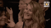 excited laura dern GIF by Golden Globes