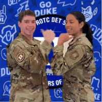 Uniform Durham GIF by Duke AFROTC