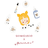 Skincare Glowing Sticker