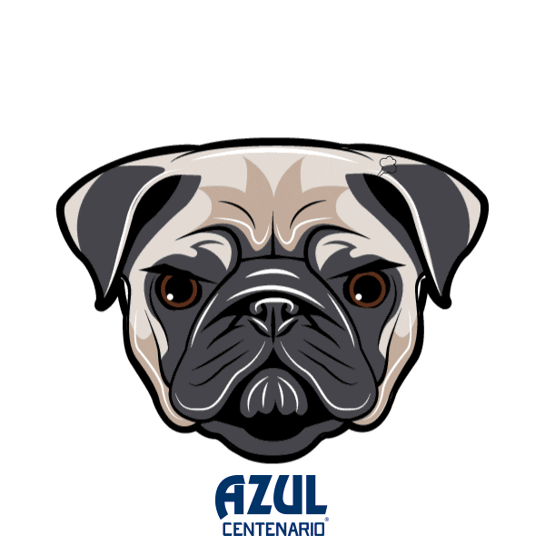 dog pug Sticker by Jose Cuervo