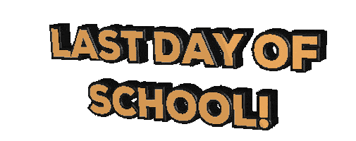 Last Day School Sticker by MOODMAN